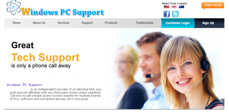 www.windowspcsupport.com Indian Scammers