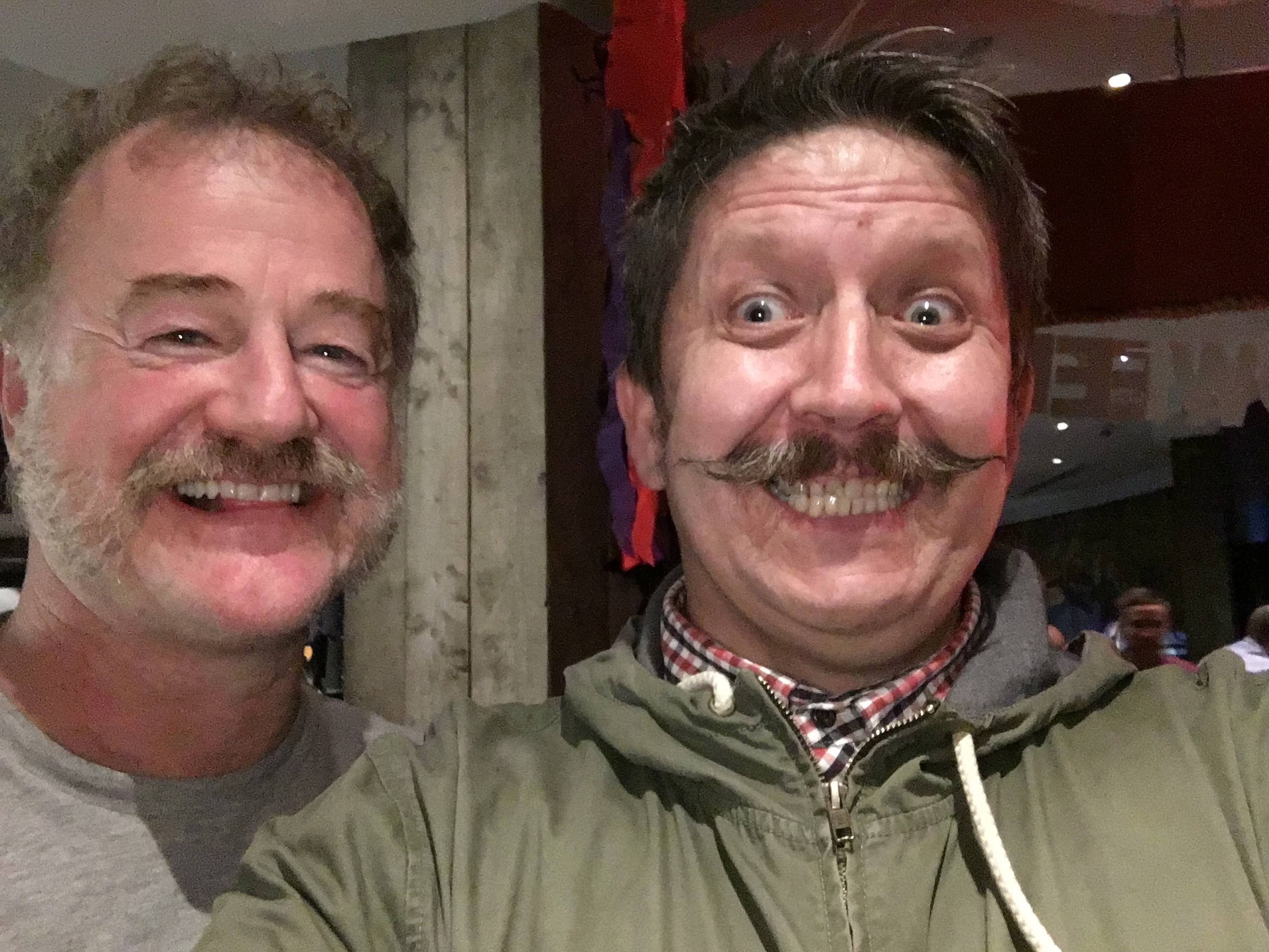 Owen Teales moustache game was not as strong as mine Owen Teale
